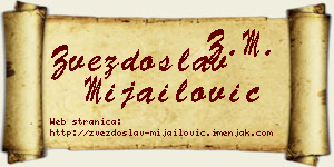 Zvezdoslav Mijailović vizit kartica